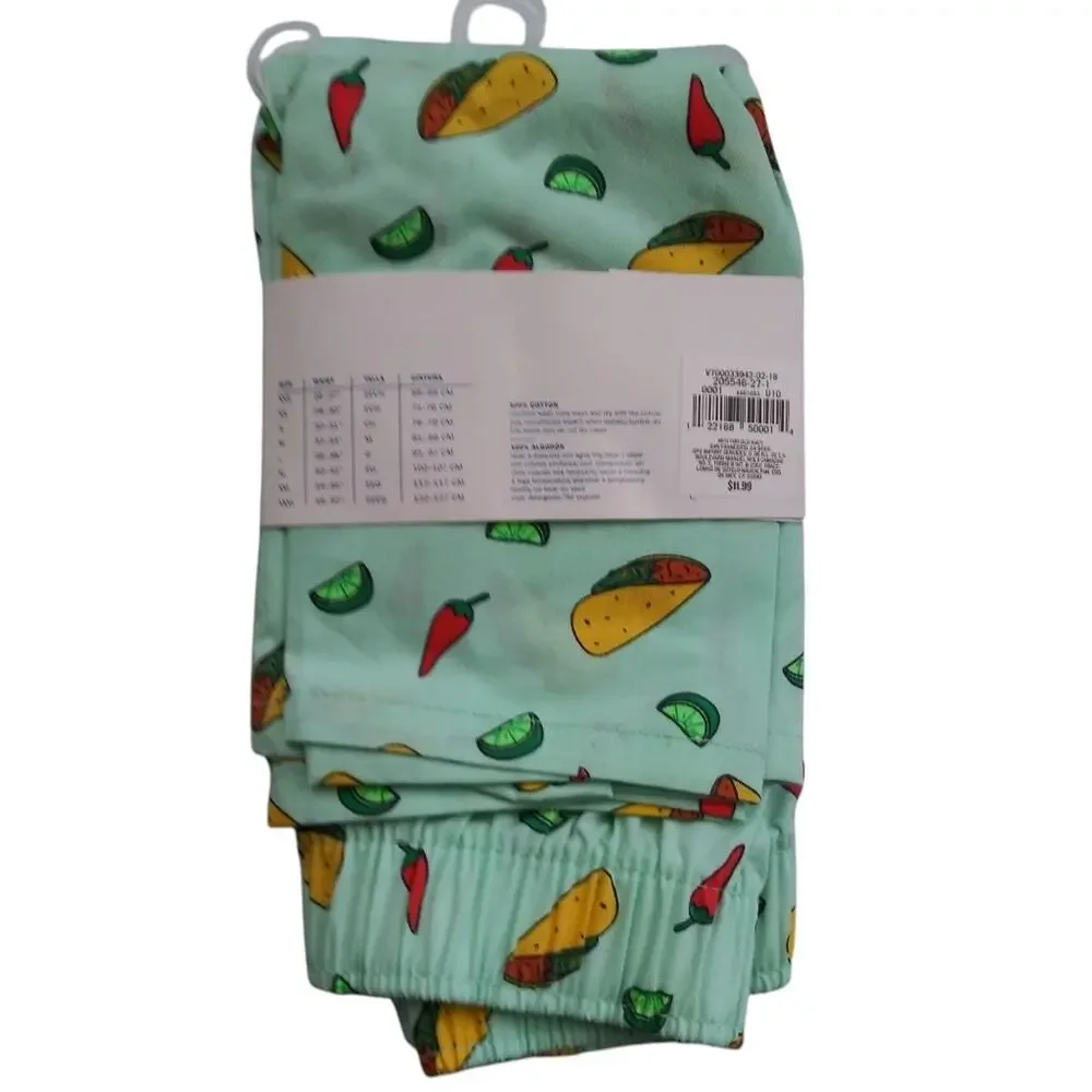 Old Navy Men's Cotton Taco Novelty Boxers Size Small